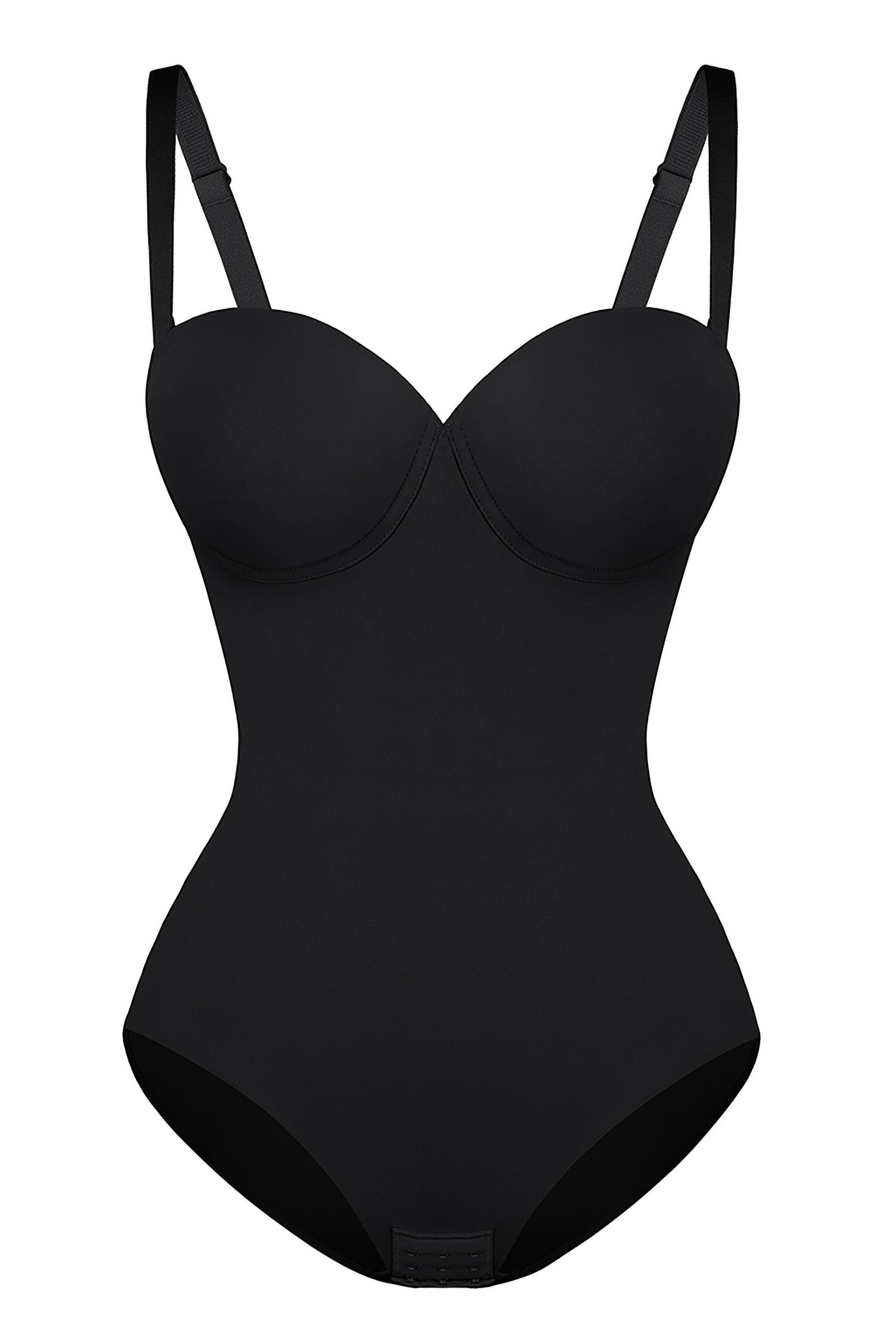  Femica Women's Solid Sculpting Bodysuit from Ultimate Control  for Confident Comfort (Black, Small) : Clothing, Shoes & Jewelry