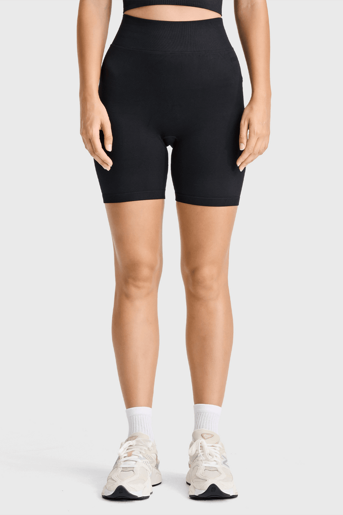 Black pyramid biker shorts outlet