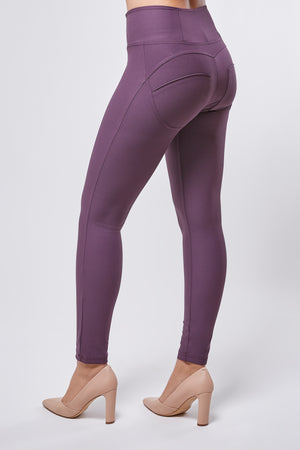 WR.UP® Fashion -  High Rise Full Length Nylon Stretch - Violet